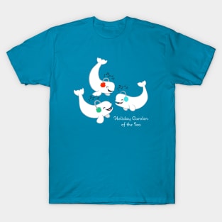 Holiday Carolers of the Sea (Belugas) T-Shirt